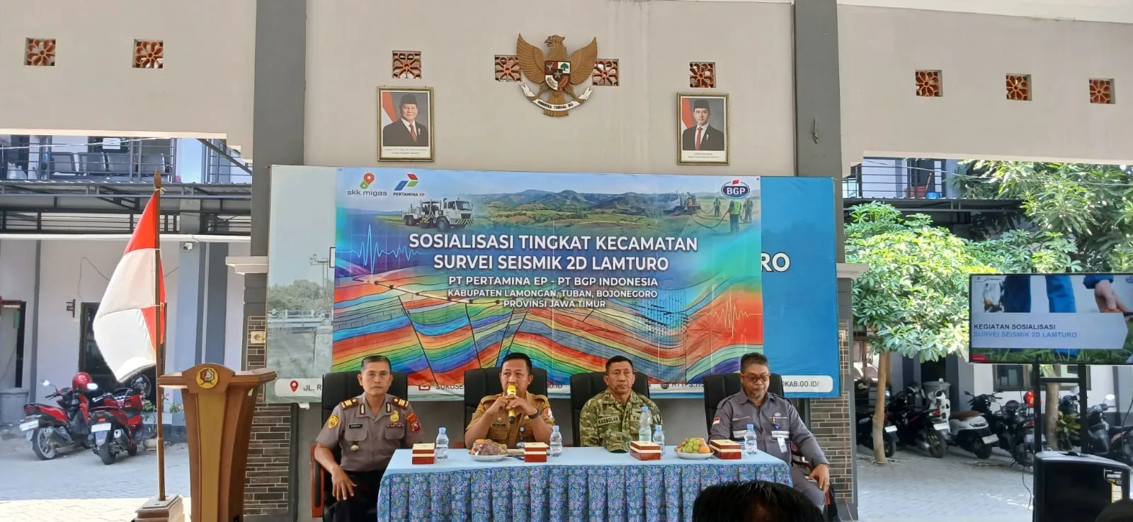 Sosialisasi Survei Seismik 2D LAMTURO di Kecamatan Sukosewu