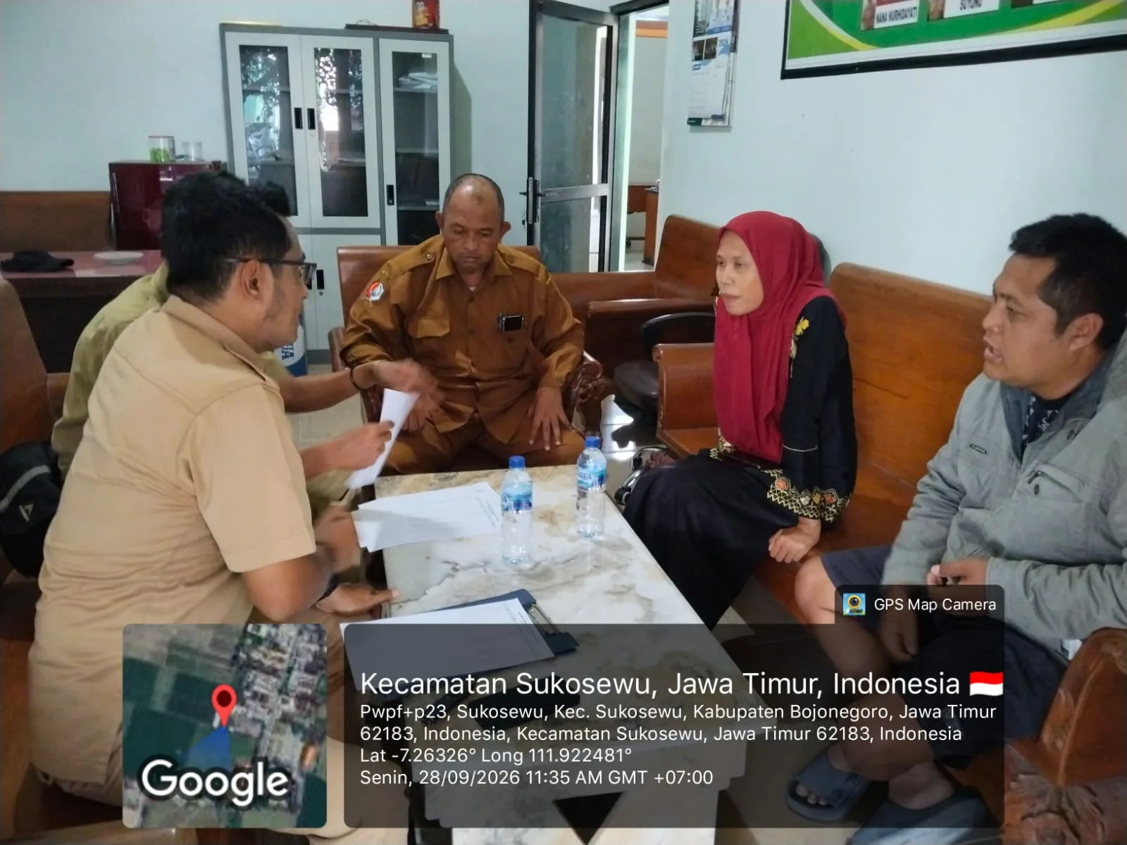 Pantau Realisasi Penerimaan PBB-P2, Kecamatan Sukosewu Lakukan Monev (2)