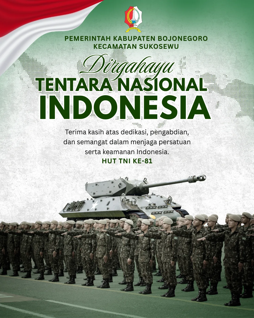DIRGAHAYU TENTARA NASIONAL INDONESIA KE-81