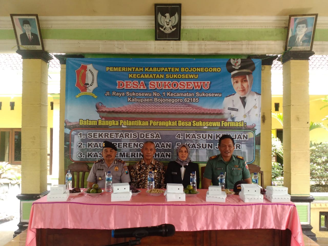 PELANTIKAN PERANGKAT DESA SUKOSEWU