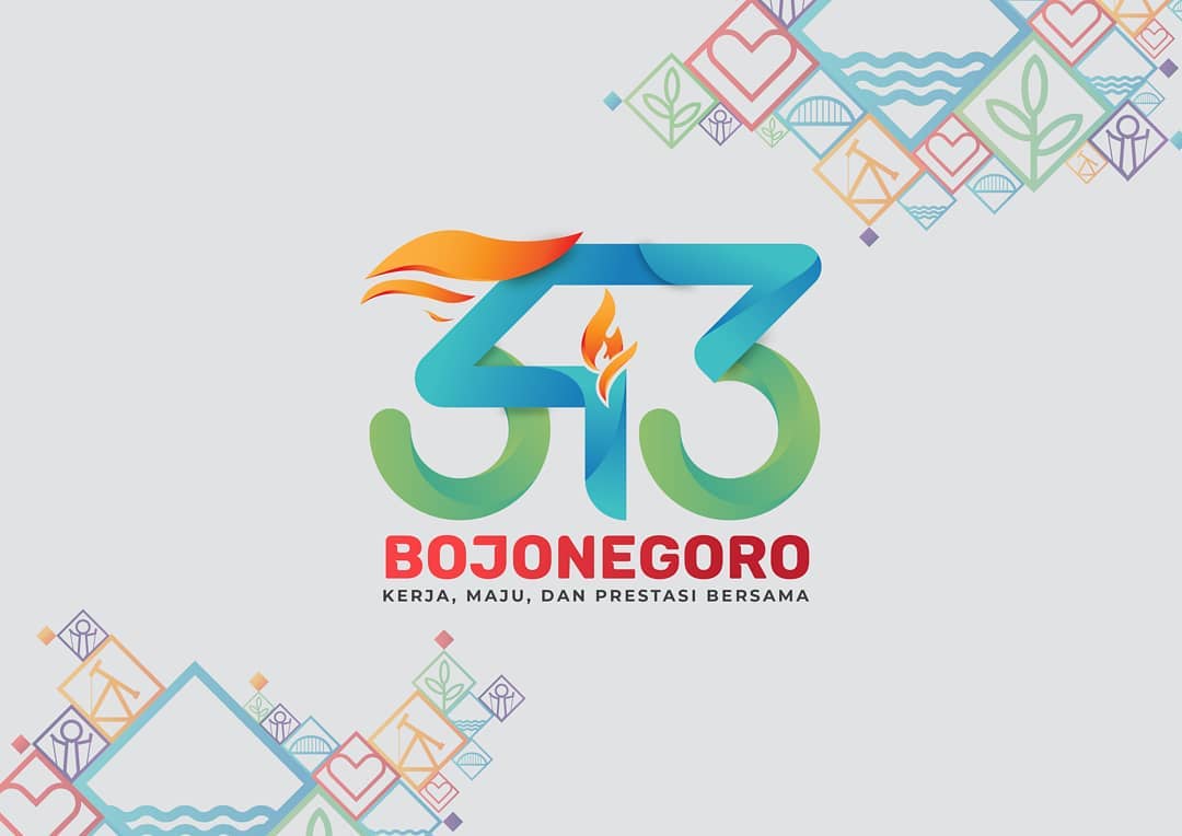 Logo Hari Jadi Kabupaten Bojonegoro ke 343