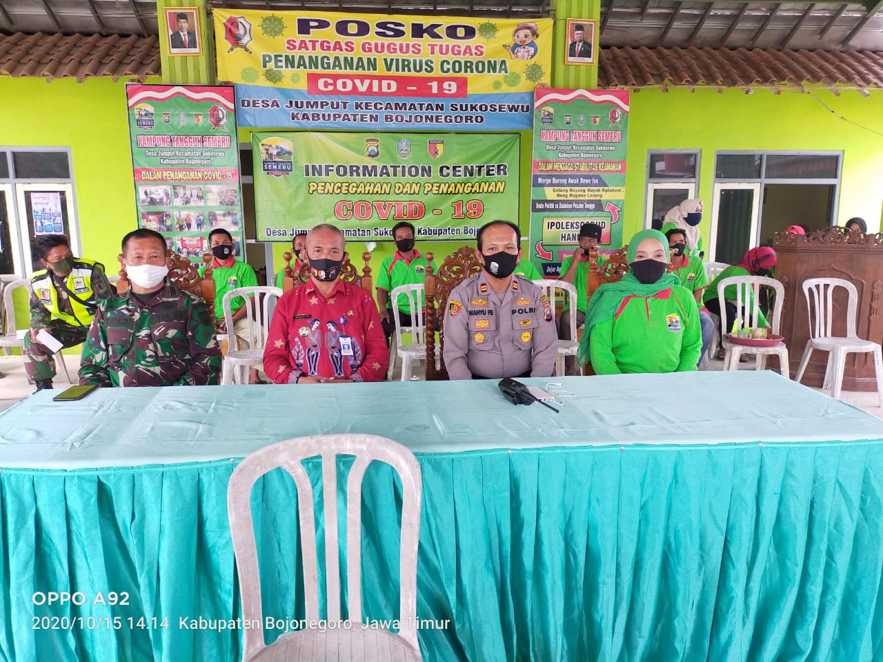 Forpimca dan Pemdes Jumput ikuti vidcon Kampung Tangguh