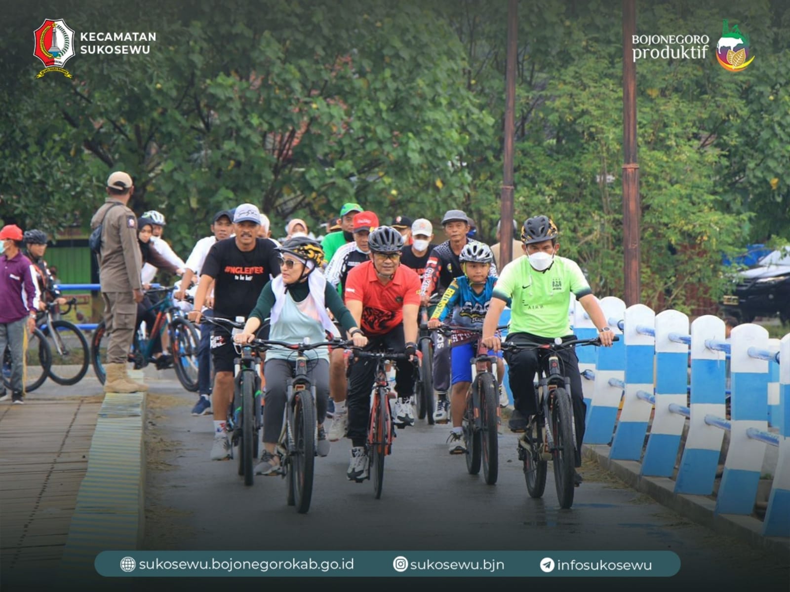 Gowes Ceria Bersama Ibu Bupati Bojonegoro