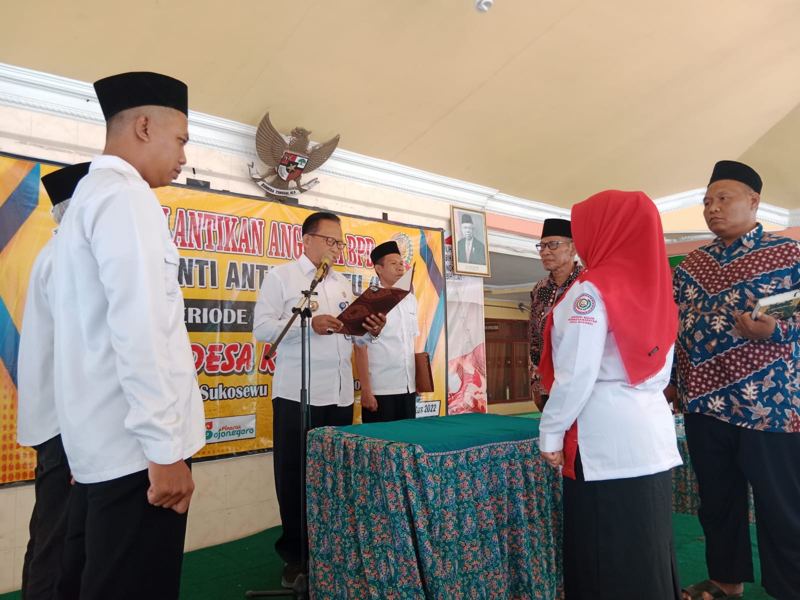 Pelantikan BPD PAW Desa Klepek