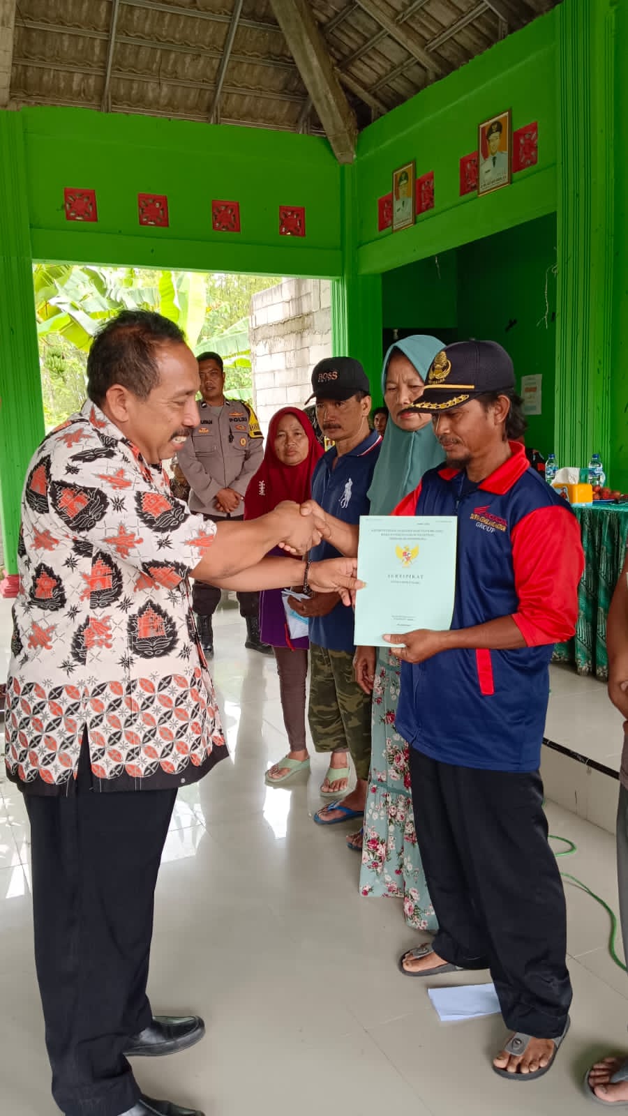 Penyerahan Sertifikat PTSL Desa Sumberjokidul