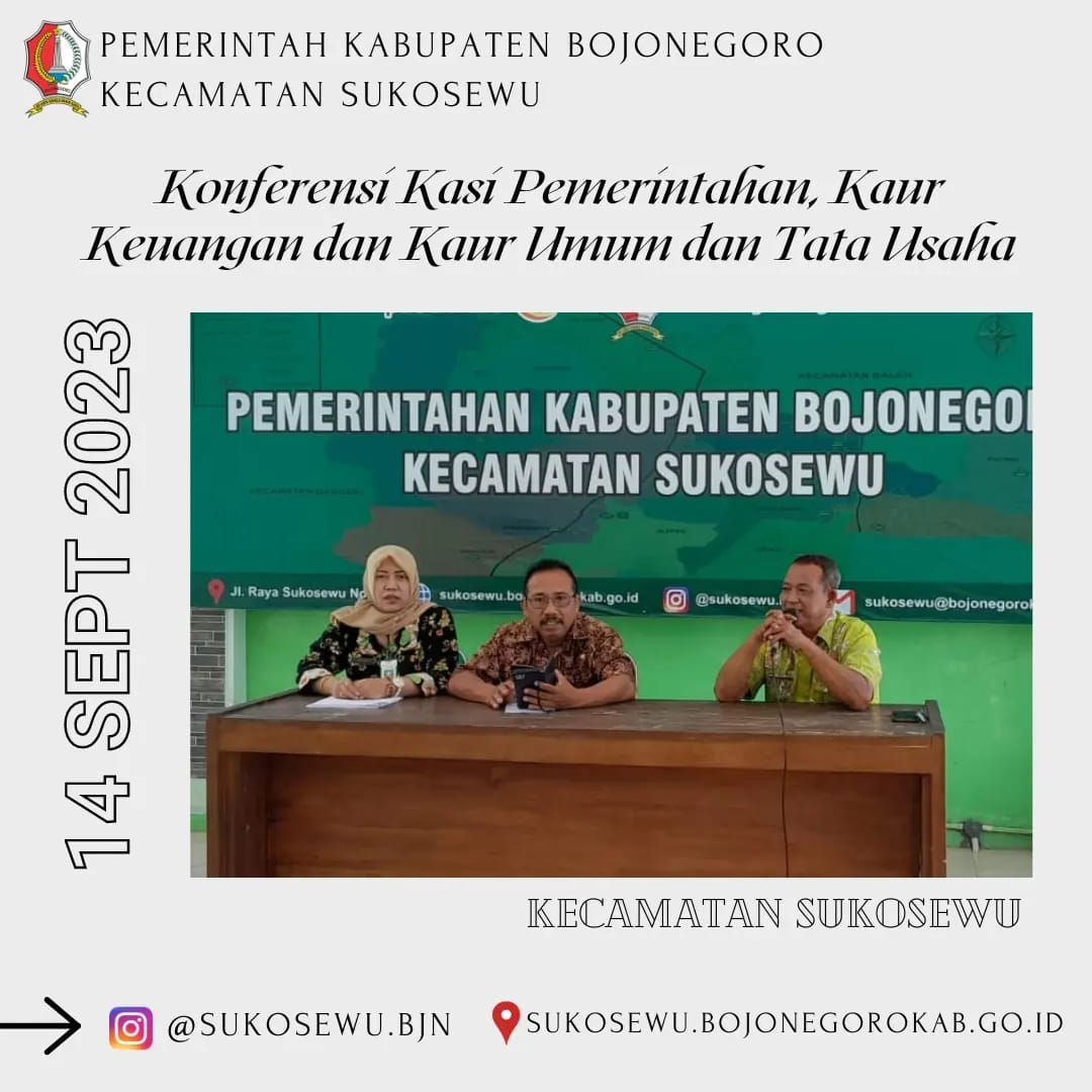 Konferensi Kasi Pemerintahan, Kaur Keuangan, Kaur Umum dan Tata Usaha