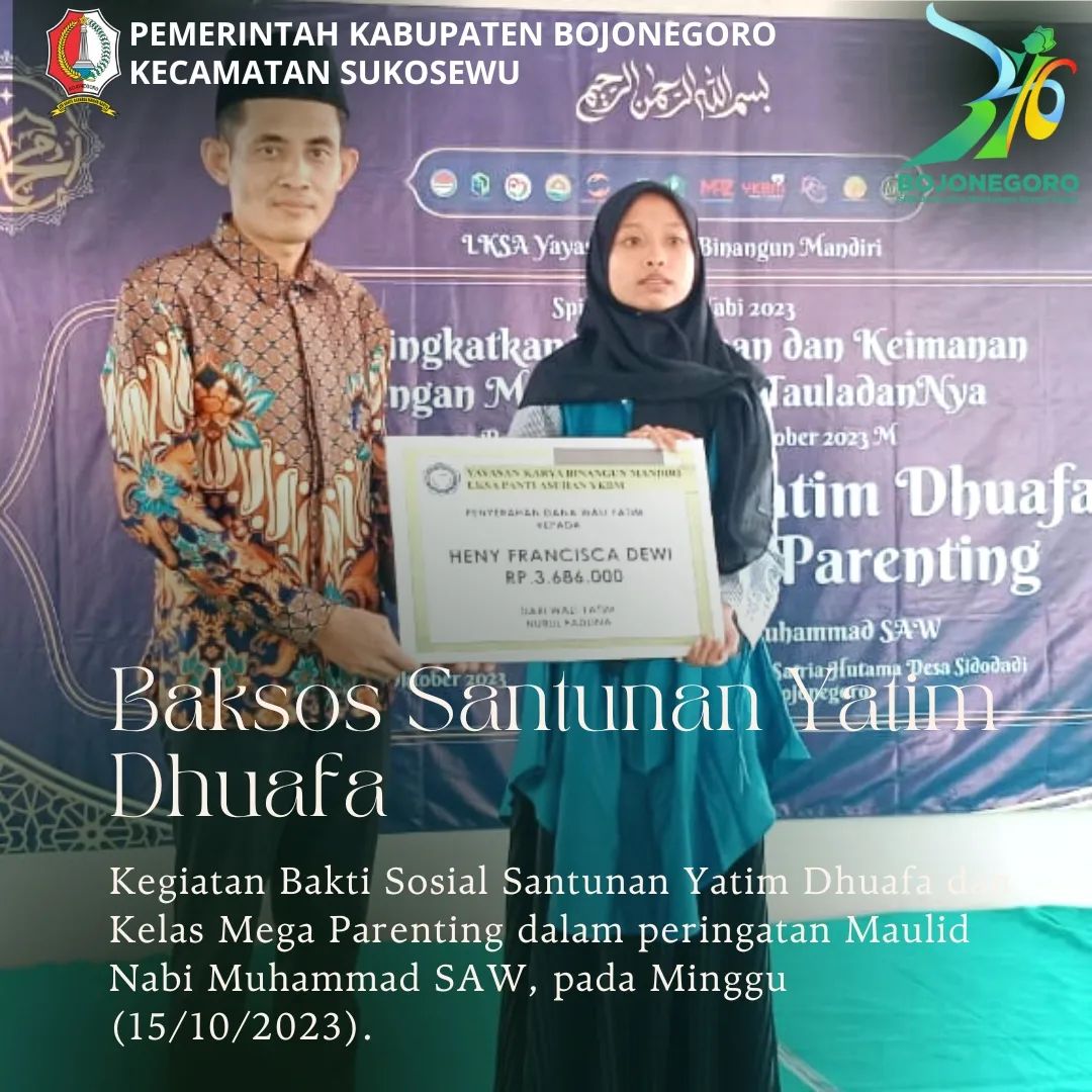 Baksos Santunan Yatim Dhuafa dan Kelas Mega Parenting