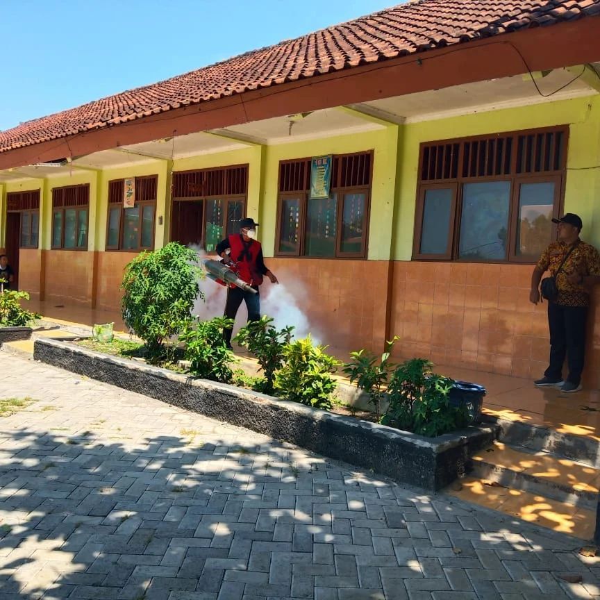 Marak DBD, Puskesmas sukosewu Galakkan Fogging