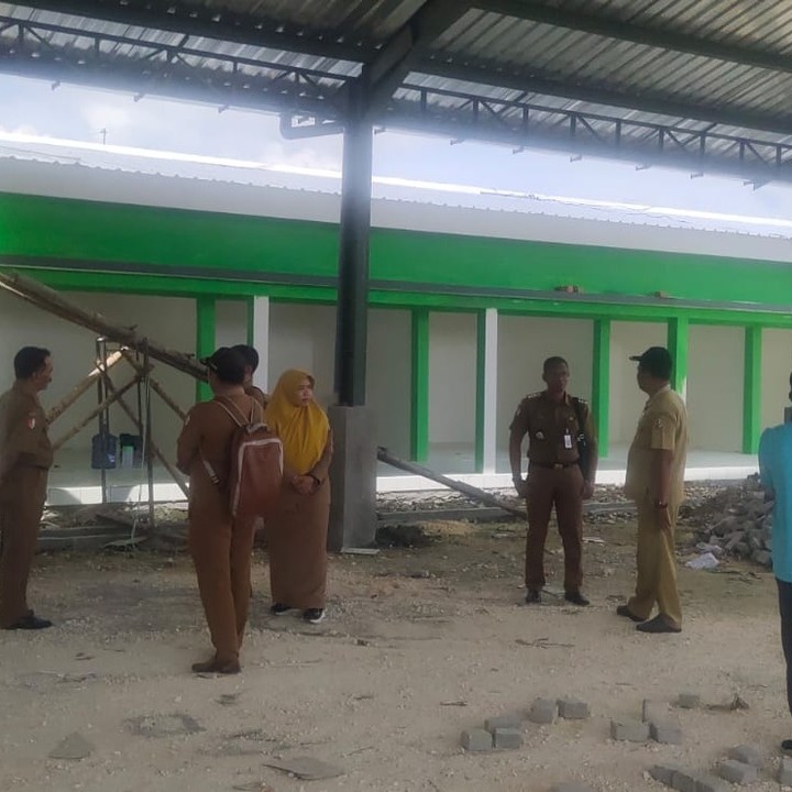 Monitoring dan Evaluasi BKK Pembangunan Pasar Desa Purwoasri