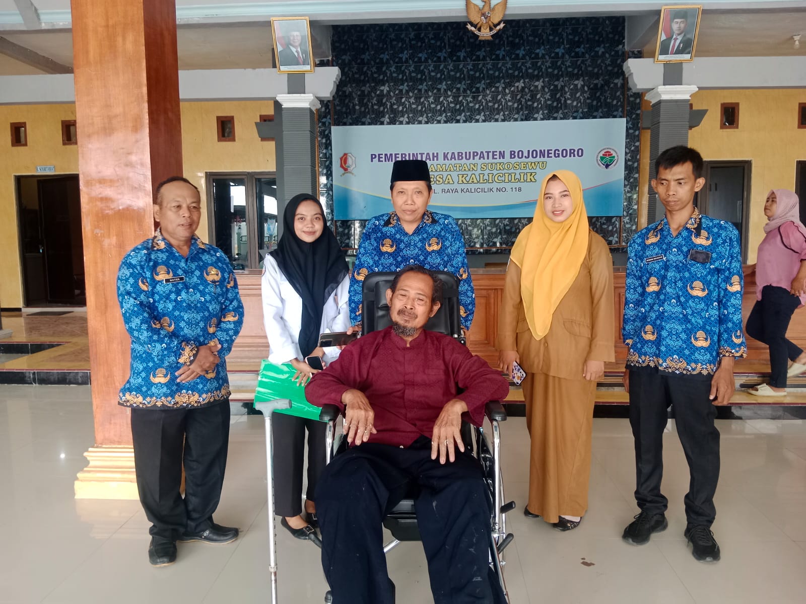 Penyaluran Bantuan Sosial Kursi Roda