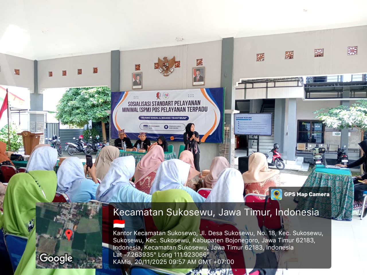 Sosialisasi SPM Posyandu Bidang Sosial dan Trantibum