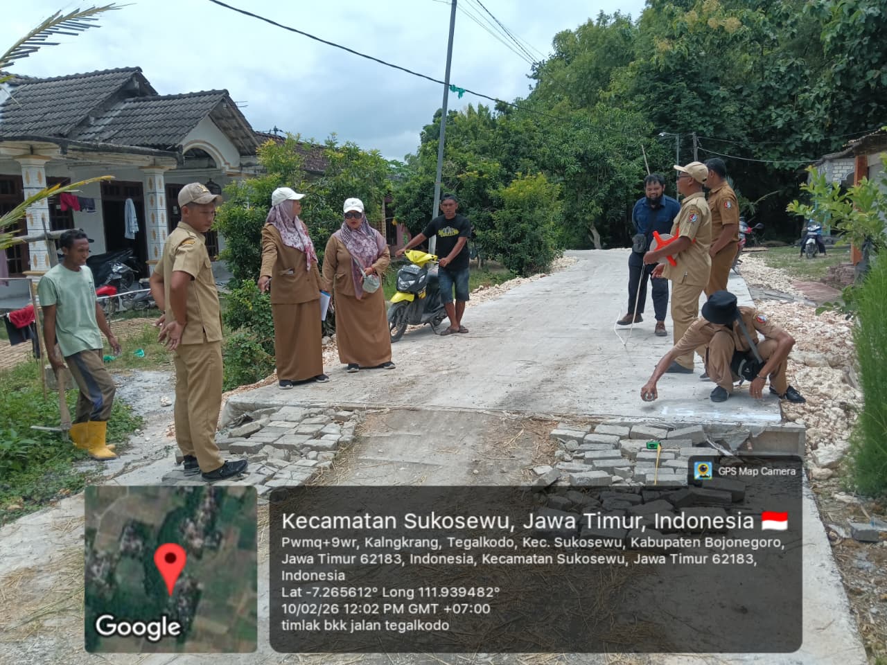 Monev Inspektorat di Desa Tegalkodo