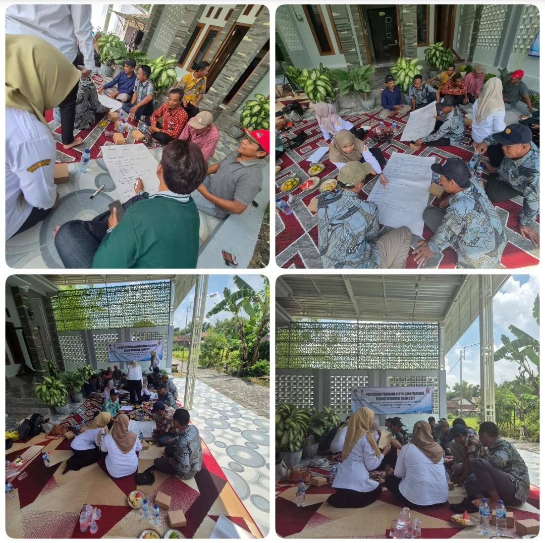 Plt. Camat Bersama Poktan, Susun Program Penyuluhan Pertanian