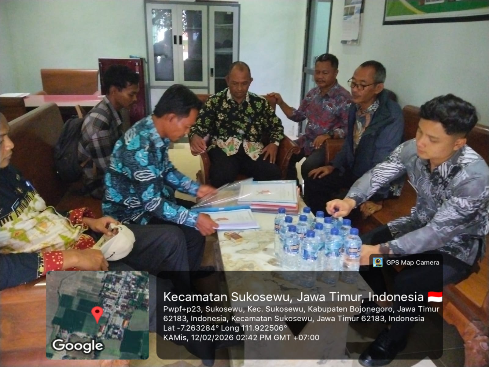 Monev Inspektorat ke Desa Sukosewu