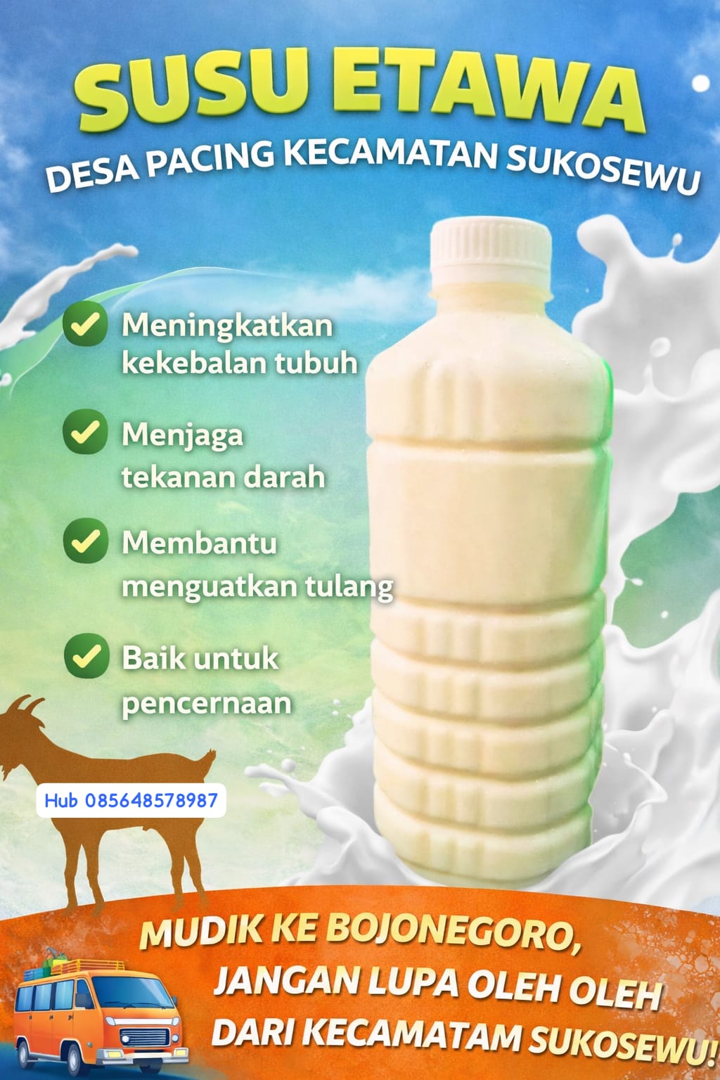 Segarnya Susu Kambing Etawa Pacing