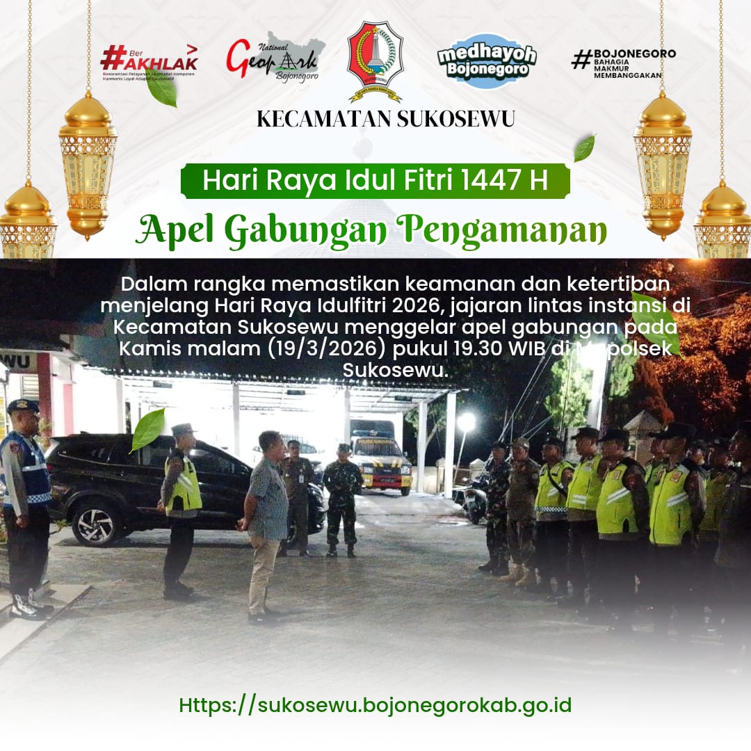 Apel Gabungan Pengamanan Idul Fitri 1447 H