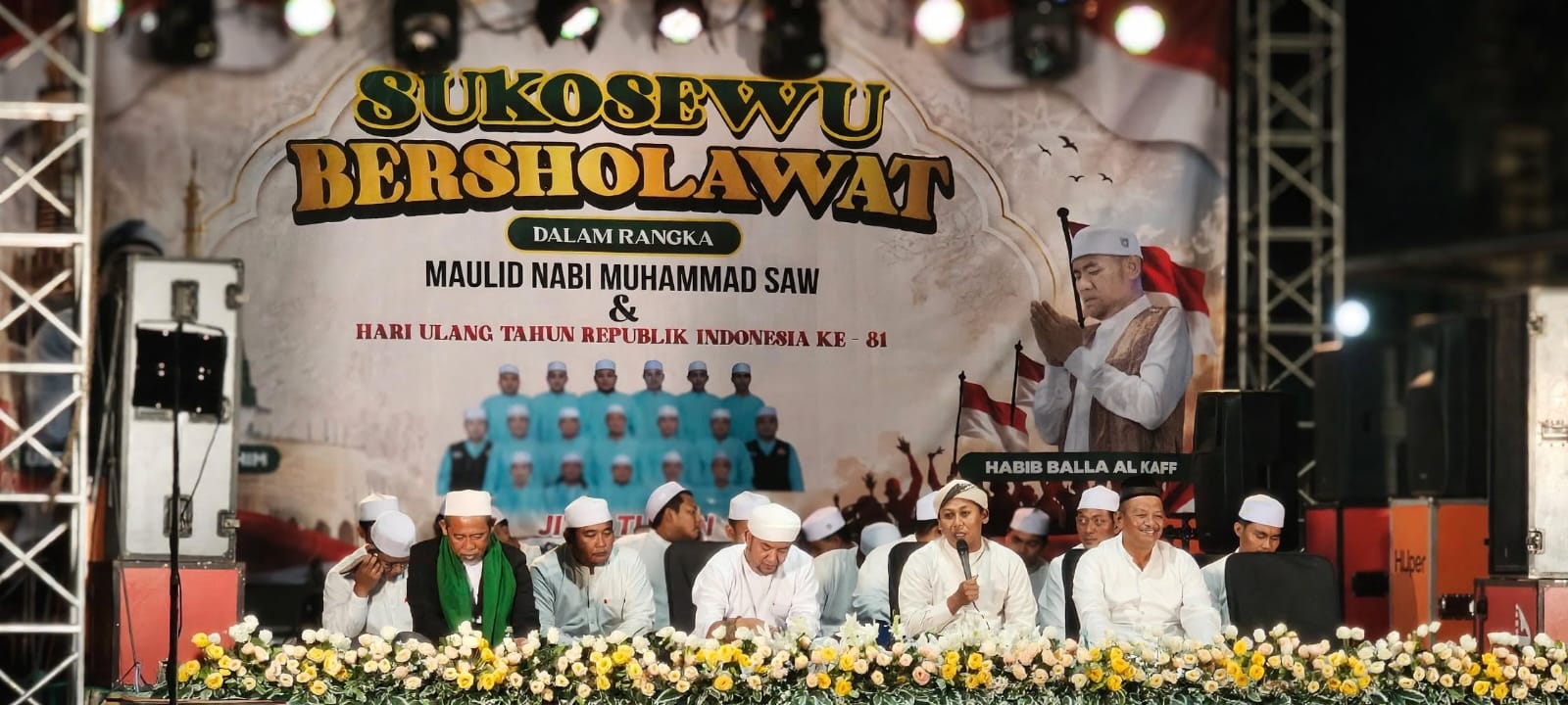 Pengajian dan Sholawatan Peringati Maulid Nabi SAW dan HUT RI ke-81 di Desa Sukosewu